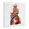 Stupell Industries Fashionable Chic Cowgirl Canvas Wall Art Design by Amanda Greenwood